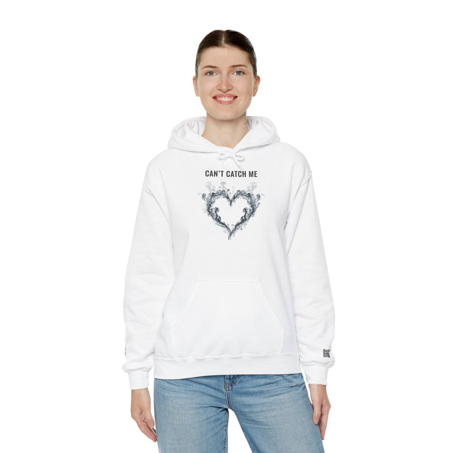 Can't Catch Me Hoodie - Cozy Unisex Sweatshirt for Heartfelt Gifting, Casual Wear, Everyday Comfort