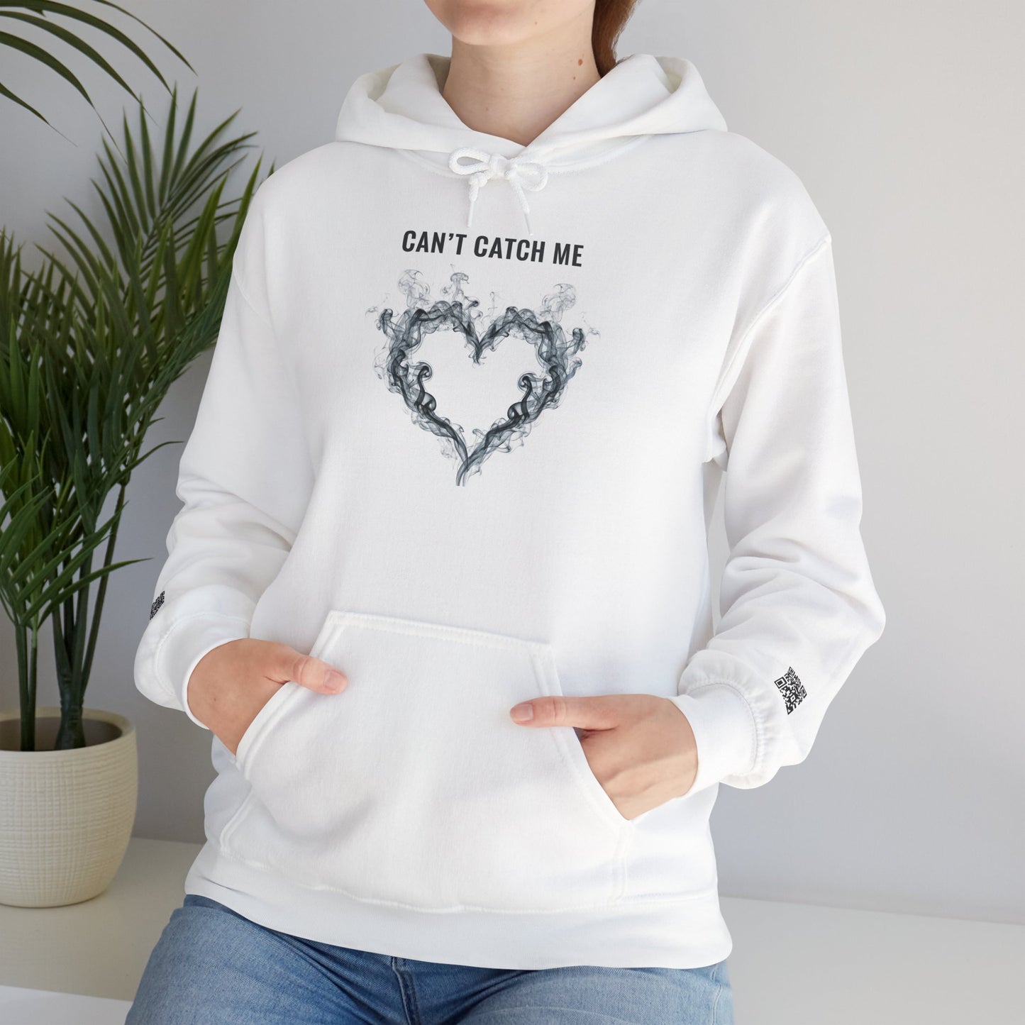 Can't Catch Me Hoodie - Cozy Unisex Sweatshirt for Heartfelt Gifting, Casual Wear, Everyday Comfort