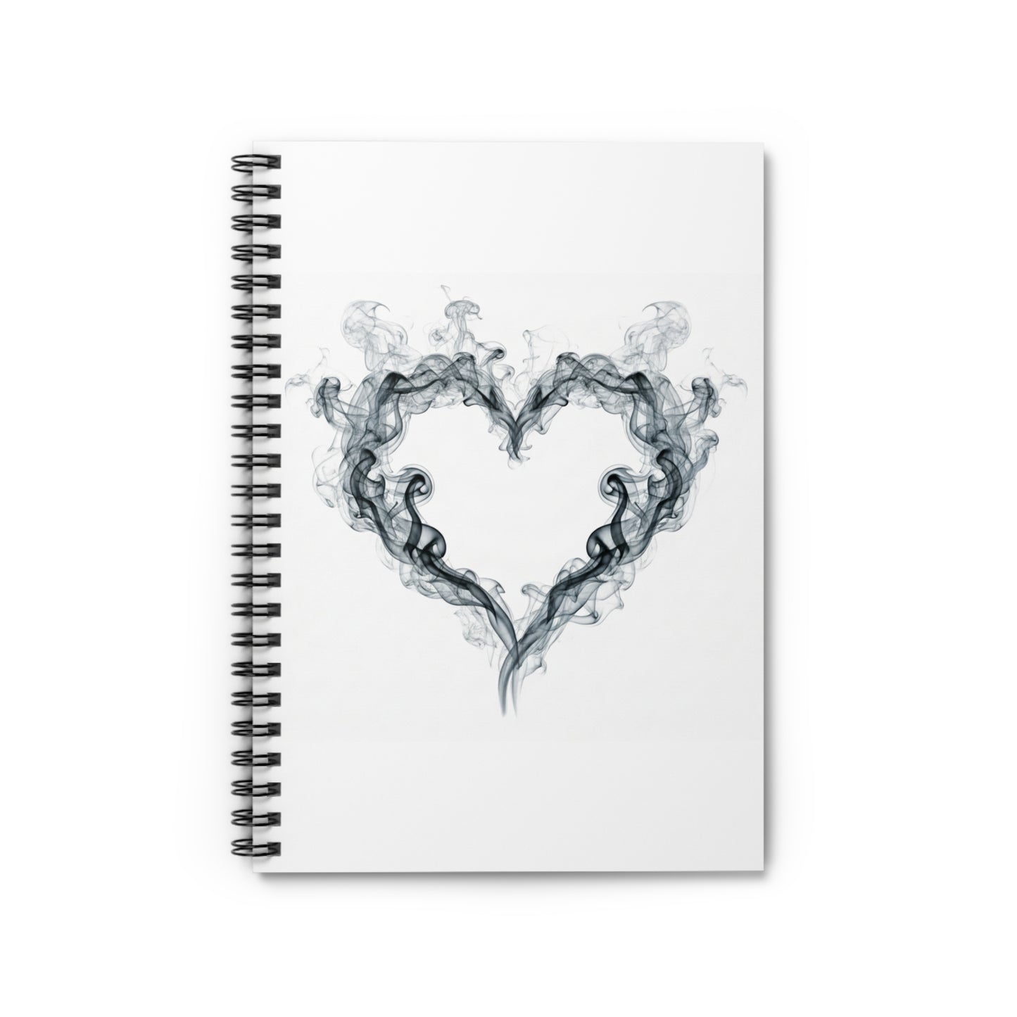 Can't Catch Me Smoke Heart Spiral Notebook — Ruled Journal for Writers & Gift