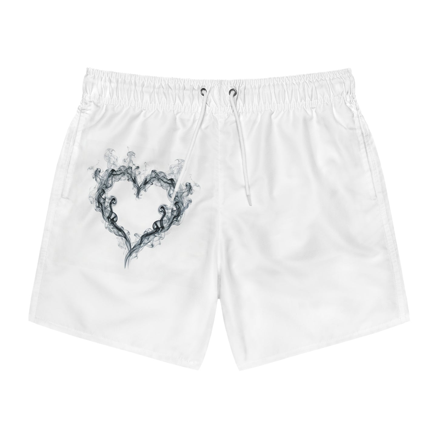 Swim Trunks — 'Can't Catch Me' Smoky Heart Beach Shorts