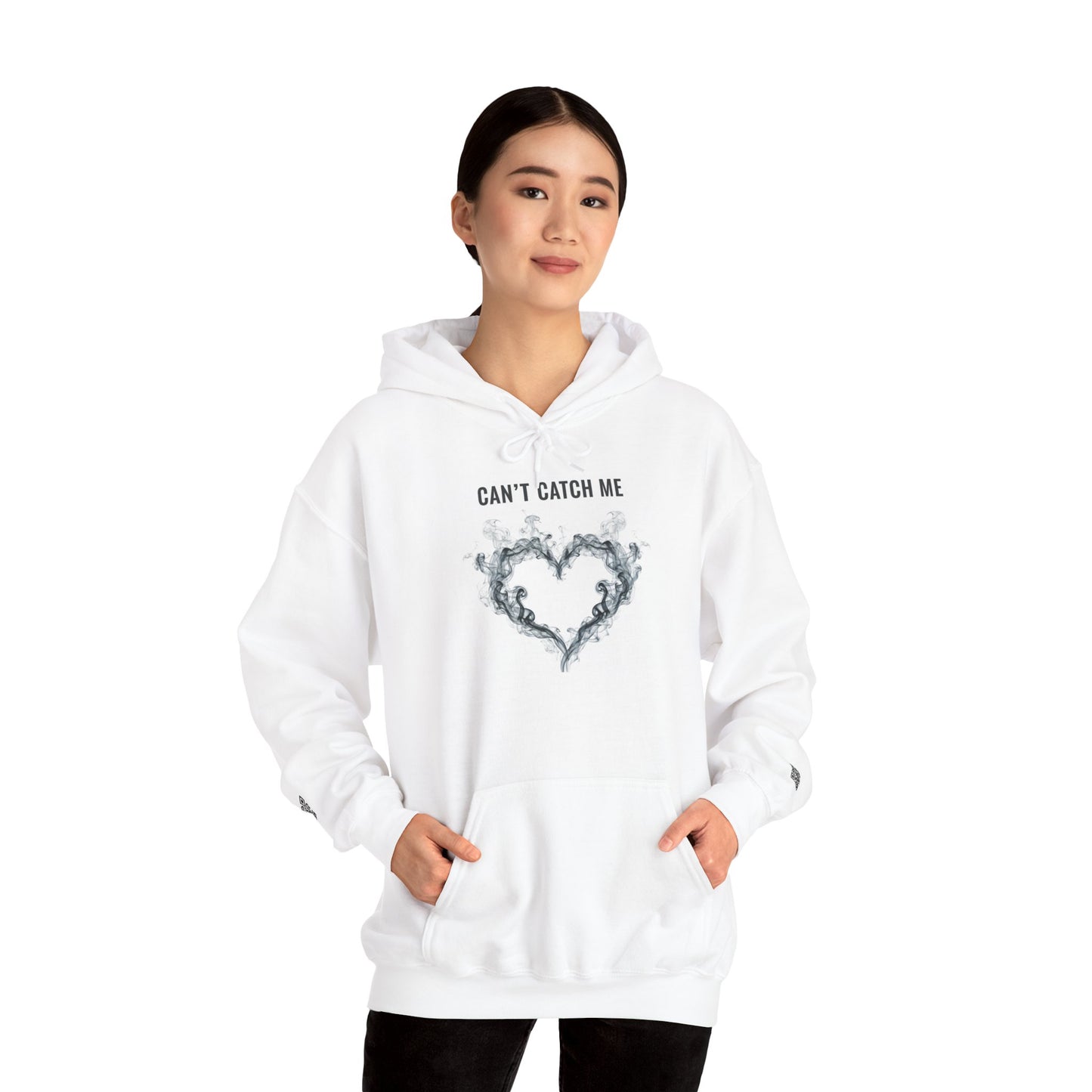 Can't Catch Me Hoodie - Cozy Unisex Sweatshirt for Heartfelt Gifting, Casual Wear, Everyday Comfort